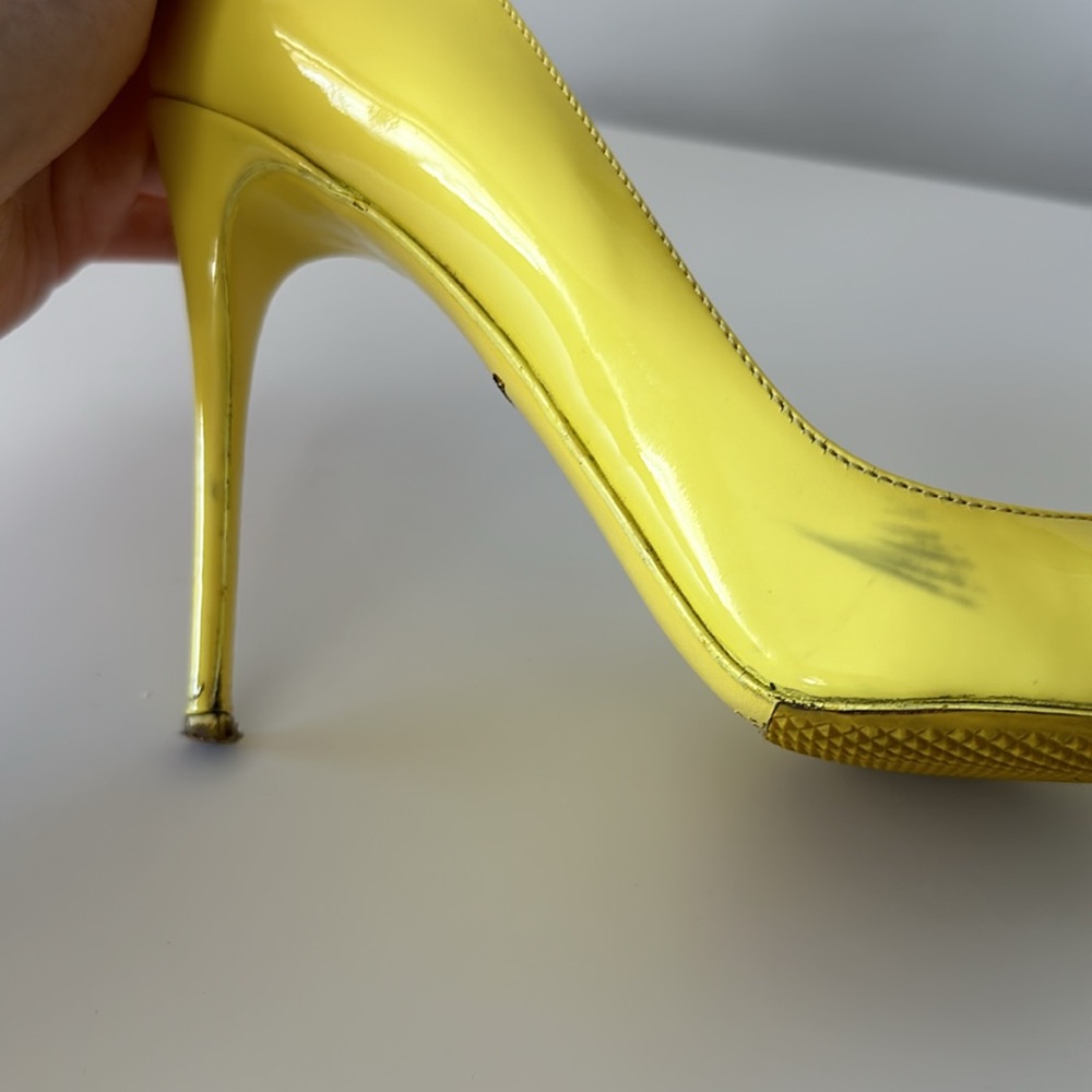 AUTHENTIC Dolce&Gabbana Peeptoe Stiletto Size EU37/US7 - Picture 9 of 14